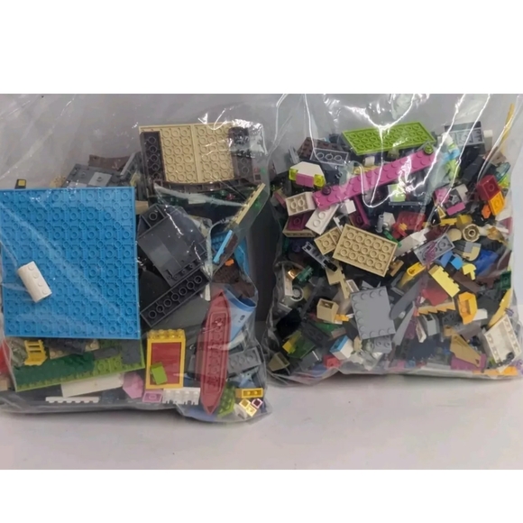 Lego Lot Bulk Wholesale 19lbs, With Pieces, Parts Of Sets, Instructions - Picture 6 of 7